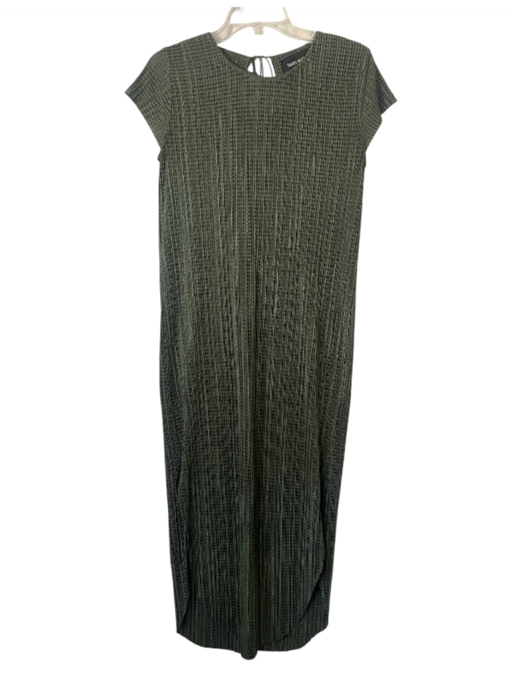 Sabina Musayev Anthropologie | Textured Renaissance Midi Dress Moss Green Small